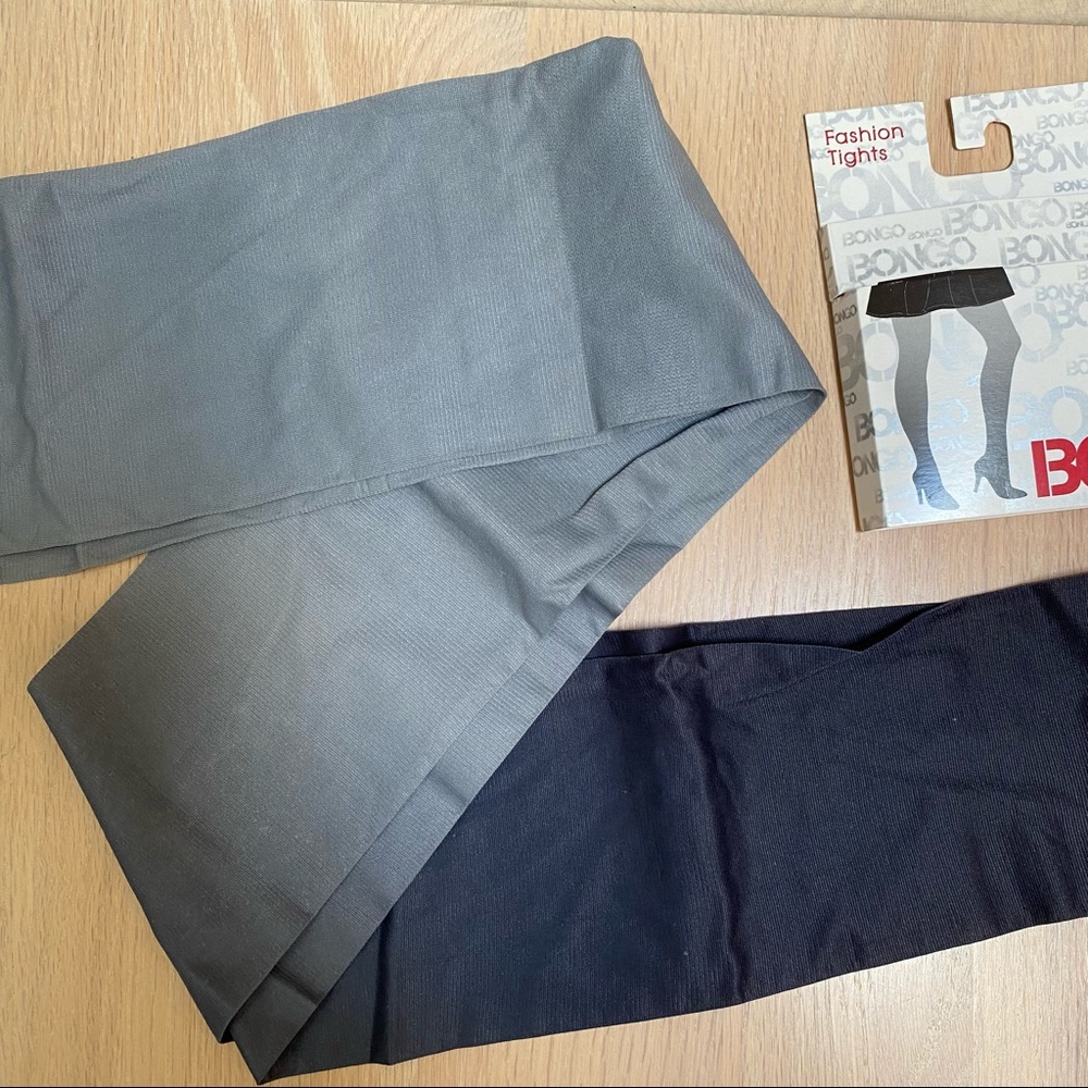 Vintage Fashion Tights Pantyhose by Bongo Size M